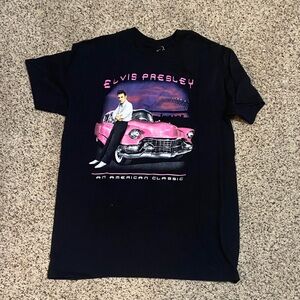Elvis Presley Graphic Black T-Shirt
